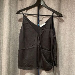 Grana Black Silk Sleeveless Too size XS